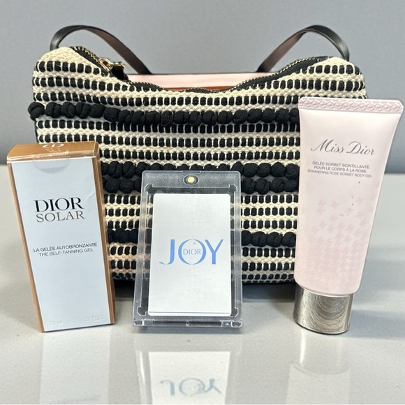 Dior Other - 4 Bundle Dior Solar Self-Tanning Gel, Miss Dior Exfoliating Gel and A♣️, H&M